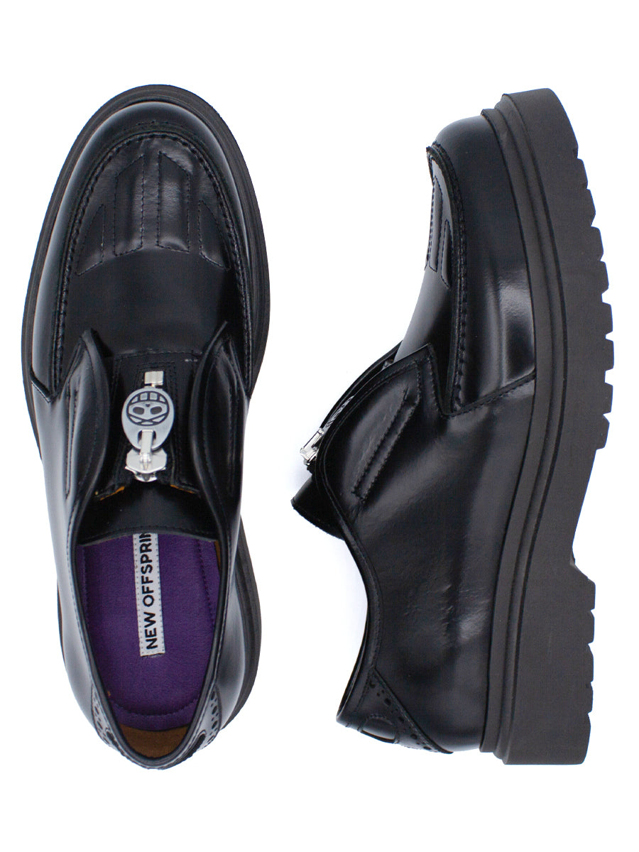 【2plan】24SS★ [MADE] Guilty_dark derby City Derby Loafer in Brown Leather