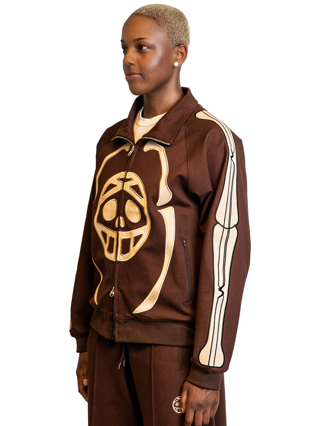 Racer Track Jacket detail embroidery – New Offsprings Midnight Outcast