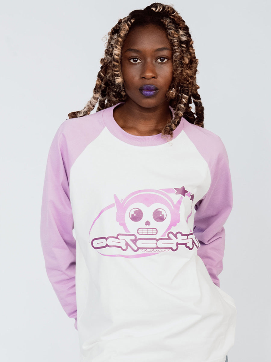 OUTCAST RAGLAN TEAM PURPLE