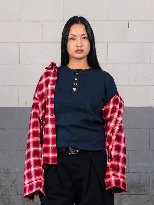 The Outcast Henley Navy